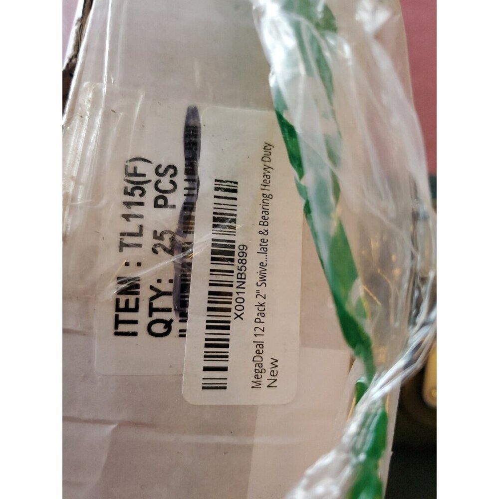 12 Pack 2" Heavy Duty Swival Wheels New - Picture 3 of 3